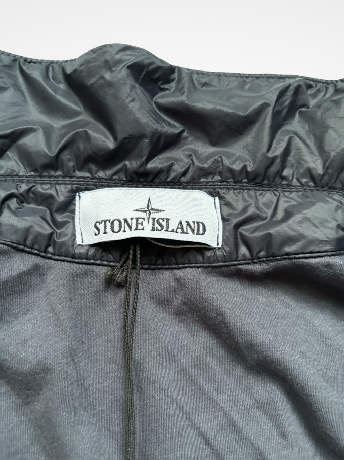 Stone Island Zipped Overshirt Blue Large: New - Image 3