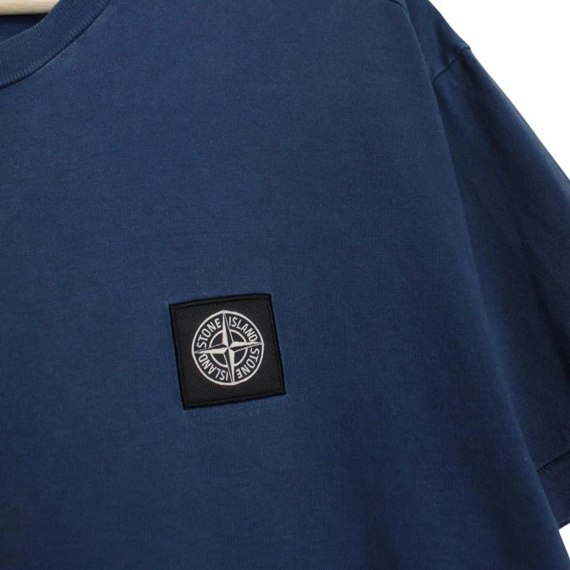 Stone Island AW 2017 Navy Blue Short Sleeve Compass T-Shirt - Image 5